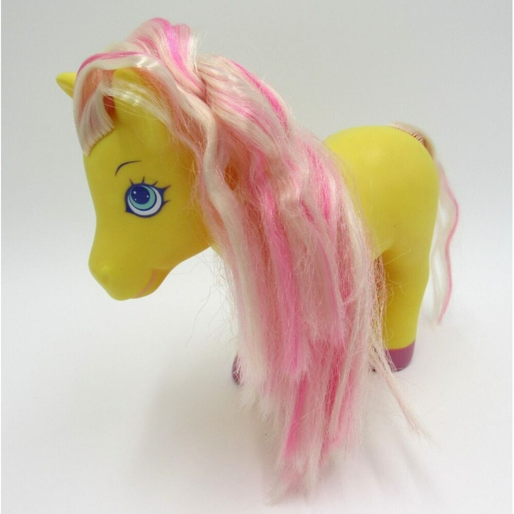 Playmates Toys Pretty Crazy Curls Lucky the Little Pony Horse 1998 Vintage Retro